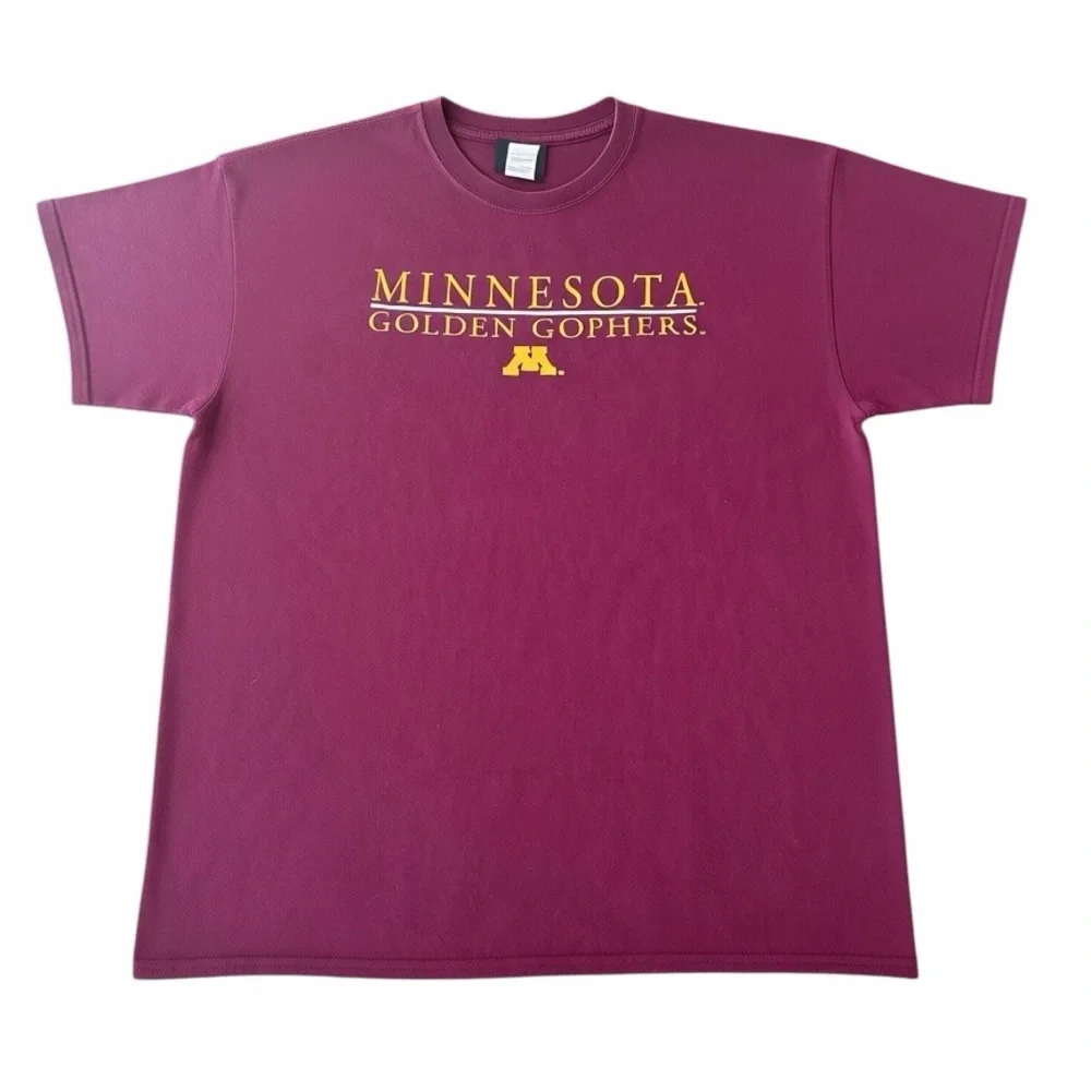 1990s MV Sport 100% Cotton Minnesota Golden‎ Gophers T-Shirt